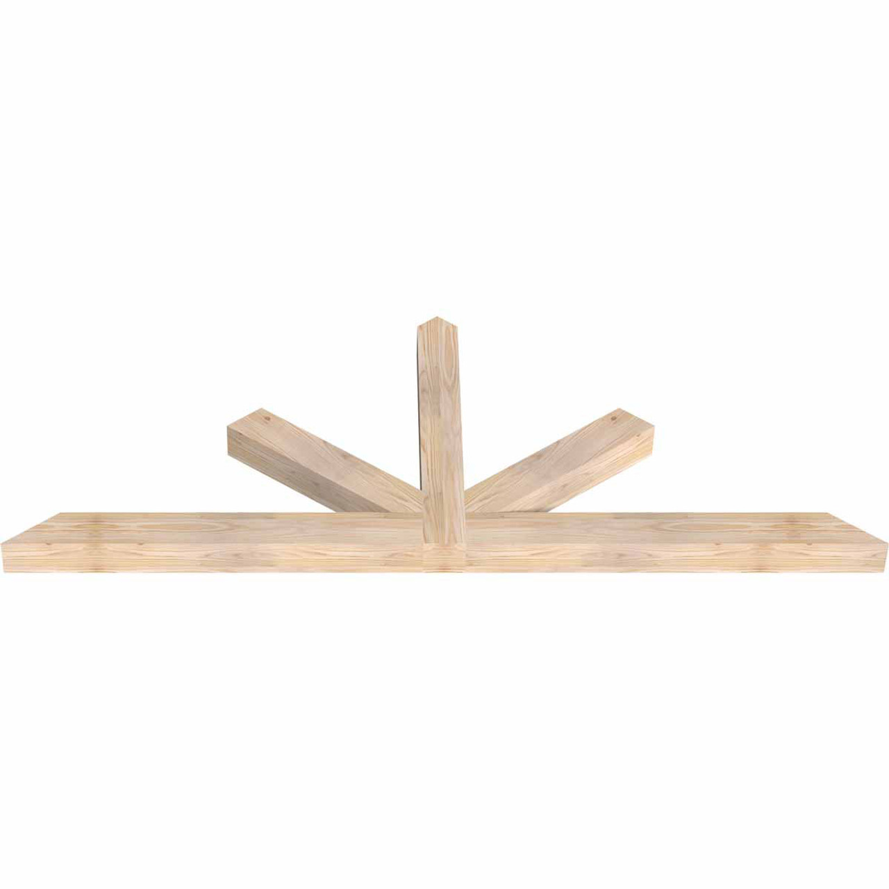 9/12 Pitch Saratoga Smooth Timber Gable Bracket GBW072X27X0404SAR00SDF