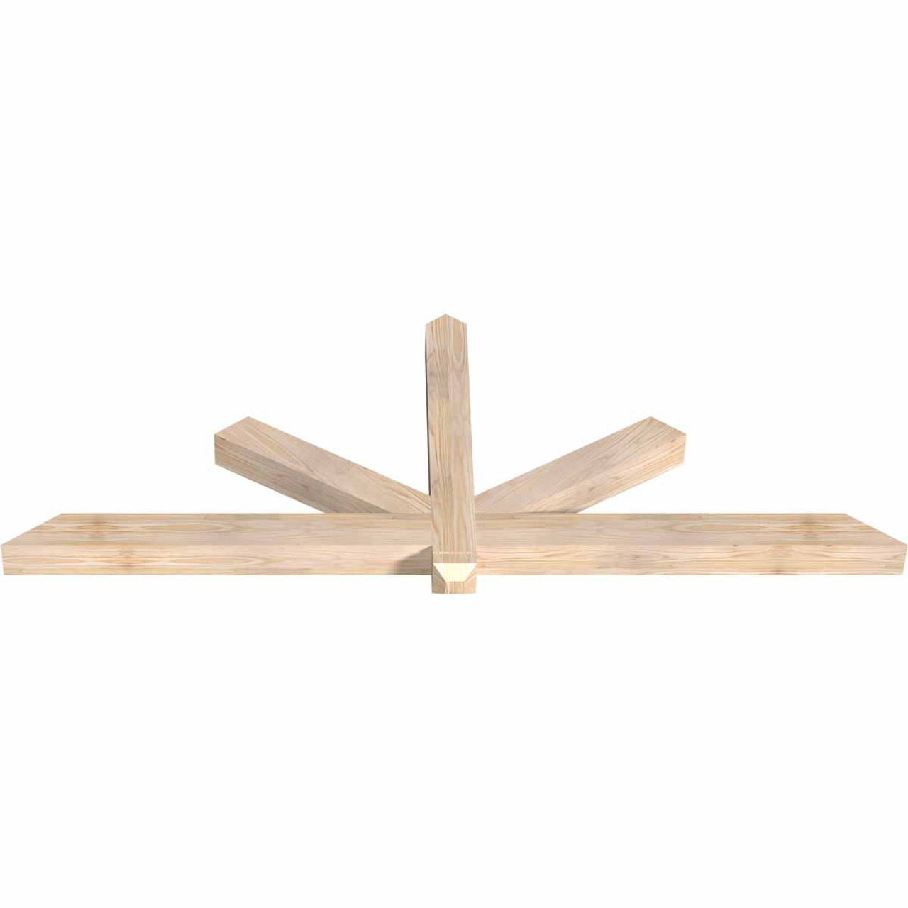 9/12 Pitch Kennewick Smooth Timber Gable Bracket GBW072X27X0404KEN00SDF