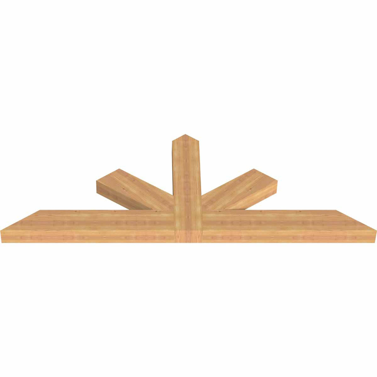 9/12 Pitch Saratoga Smooth Timber Gable Bracket GBW072X27X0406SAR00SWR