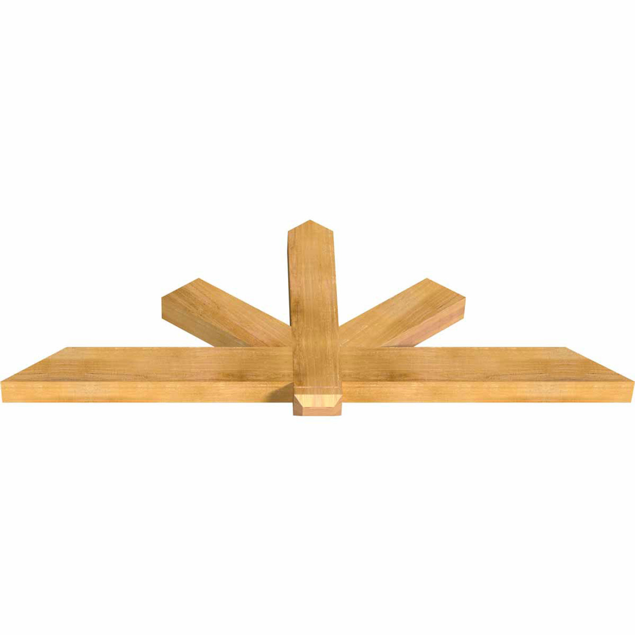 9/12 Pitch Kennewick Smooth Timber Gable Bracket GBW072X27X0406KEN00SWR