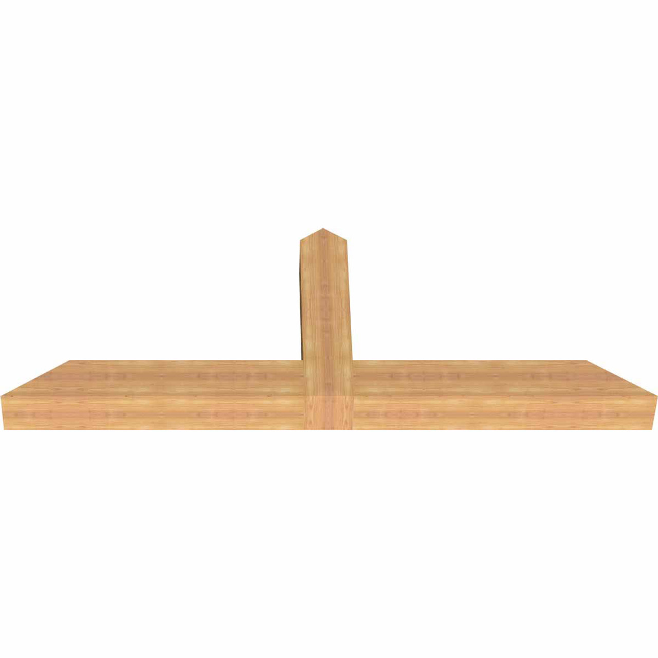 9/12 Pitch Portland Smooth Timber Gable Bracket GBW072X27X0606POR00SWR