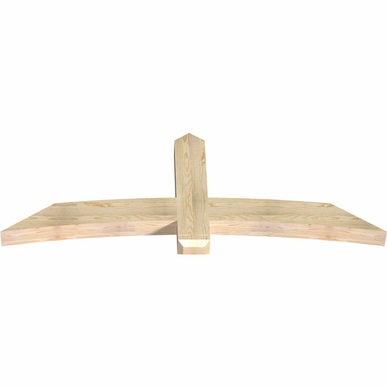 9/12 Pitch Bellingham Rough Sawn Timber Gable Bracket GBW072X27X0406BEL00RDF