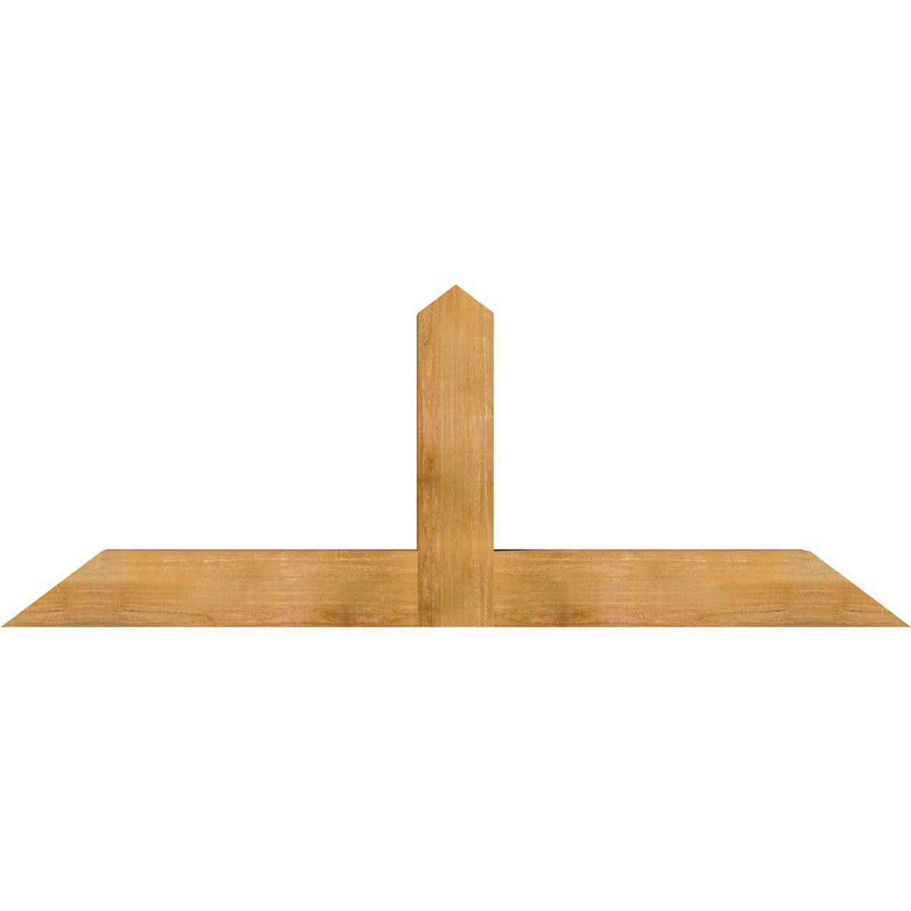 9/12 Pitch Portland Rough Sawn Timber Gable Bracket GBW072X27X0606POR00RWR