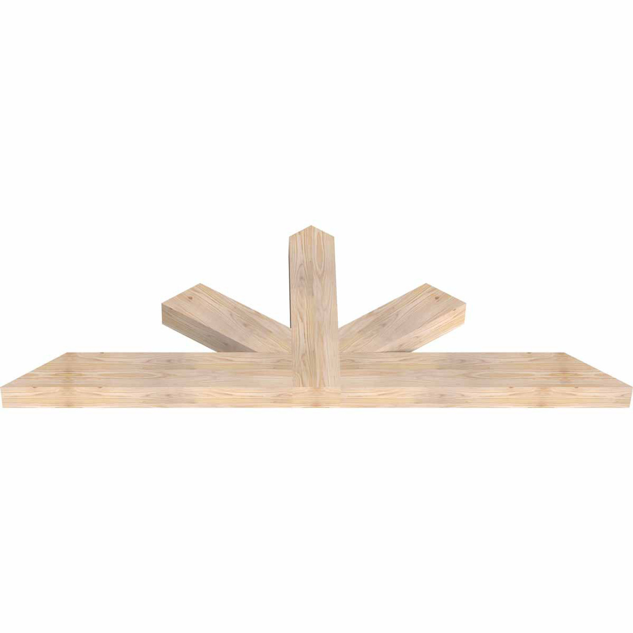 9/12 Pitch Saratoga Smooth Timber Gable Bracket GBW072X27X0406SAR00SDF