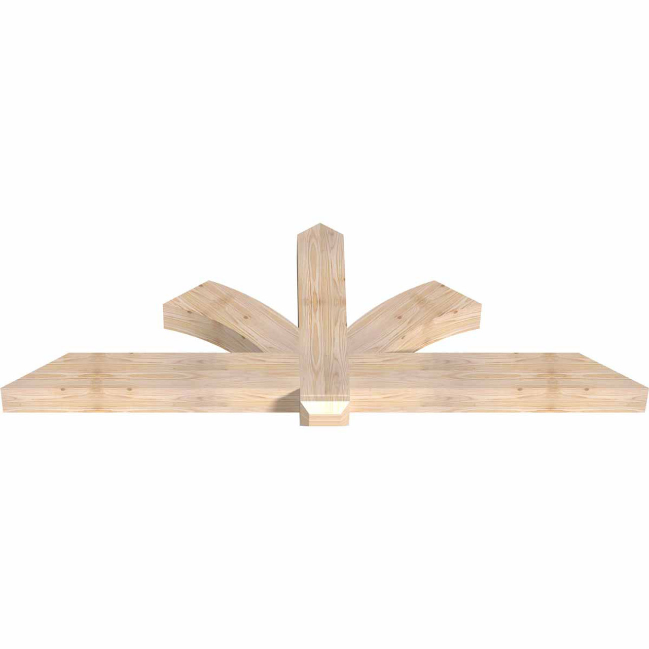 9/12 Pitch Redmond Smooth Timber Gable Bracket GBW072X27X0406RED00SDF