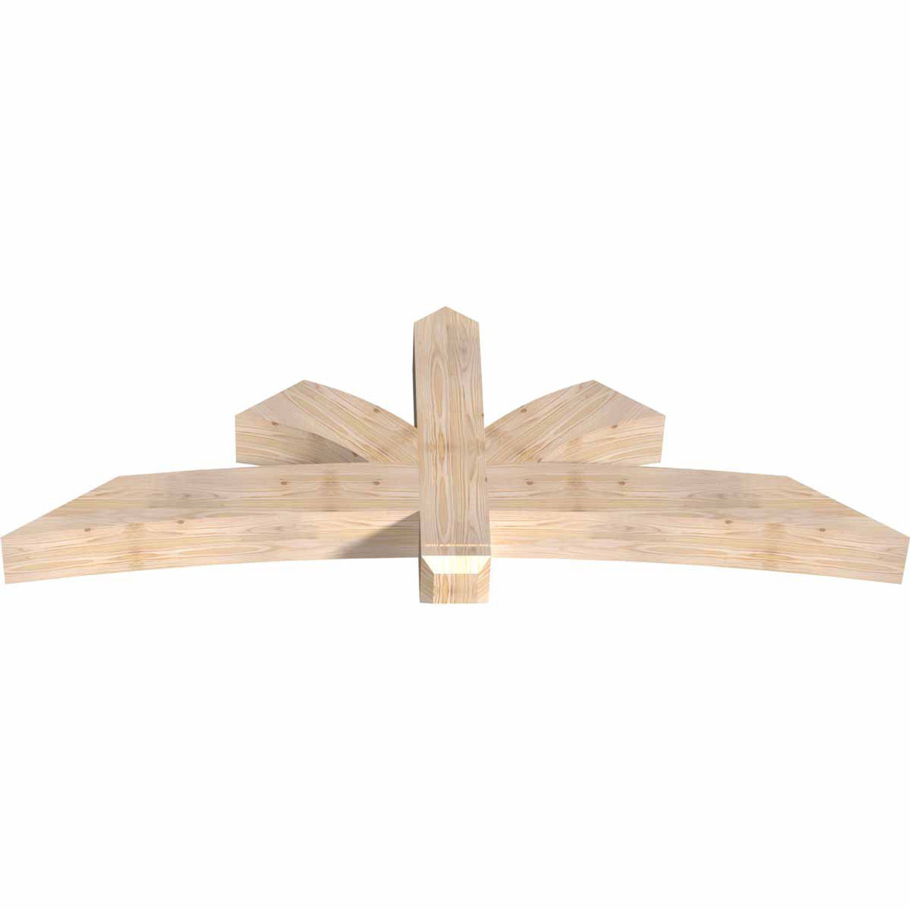 9/12 Pitch Davenport Smooth Timber Gable Bracket GBW072X27X0606DAV00SDF