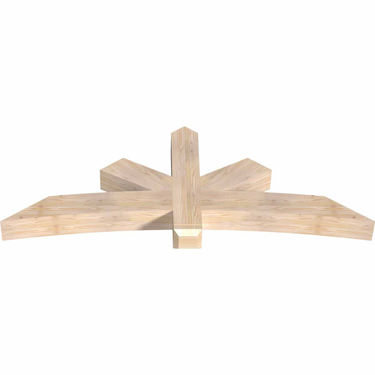 9/12 Pitch Alberta Smooth Timber Gable Bracket GBW072X27X0606ALB00SDF