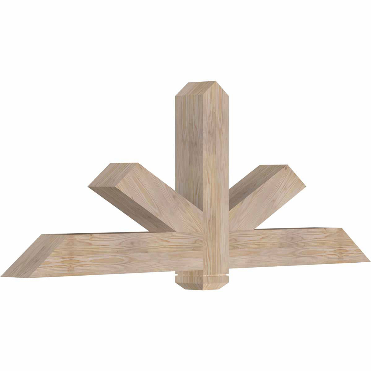 9/12 Pitch Kennewick Smooth Timber Gable Bracket GBW072X27X0606KEN00SDF