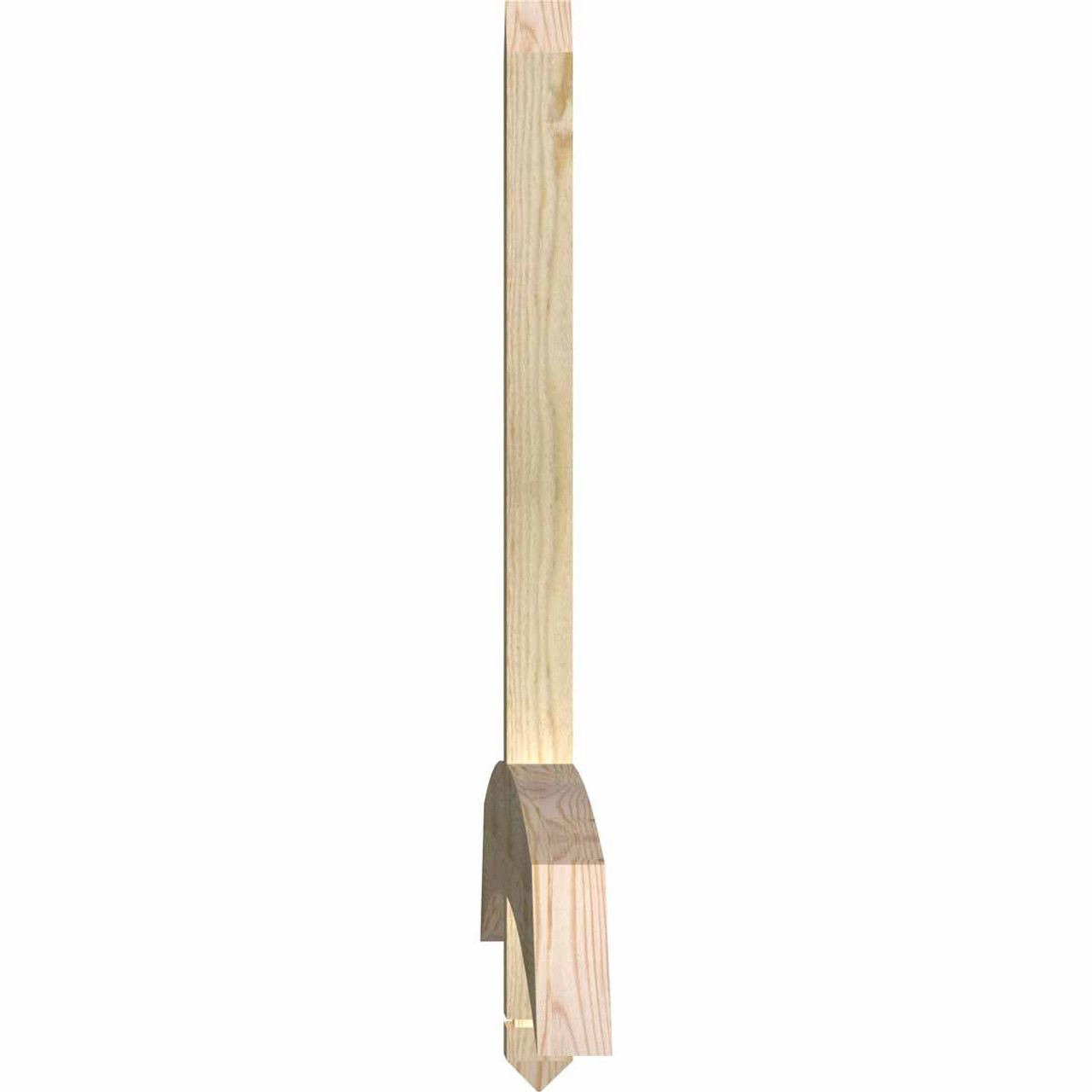 10/12 Pitch Bellingham Rough Sawn Timber Gable Bracket GBW072X30X0204BEL00RDF