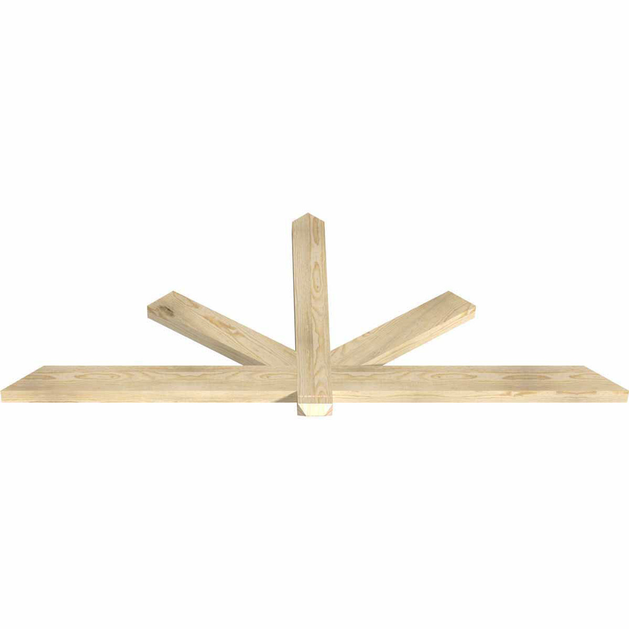 10/12 Pitch Kennewick Rough Sawn Timber Gable Bracket GBW072X30X0204KEN00RDF