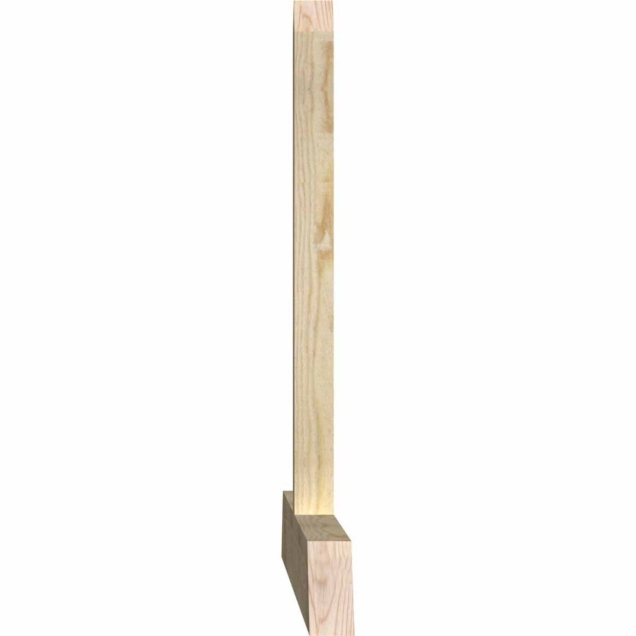 10/12 Pitch Portland Rough Sawn Timber Gable Bracket GBW072X30X0204POR00RDF