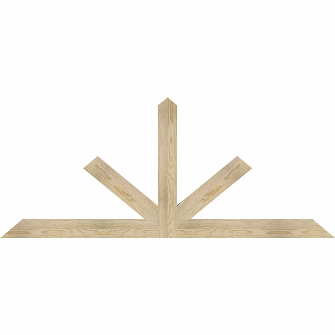 10/12 Pitch Saratoga Rough Sawn Timber Gable Bracket GBW072X30X0204SAR00RDF