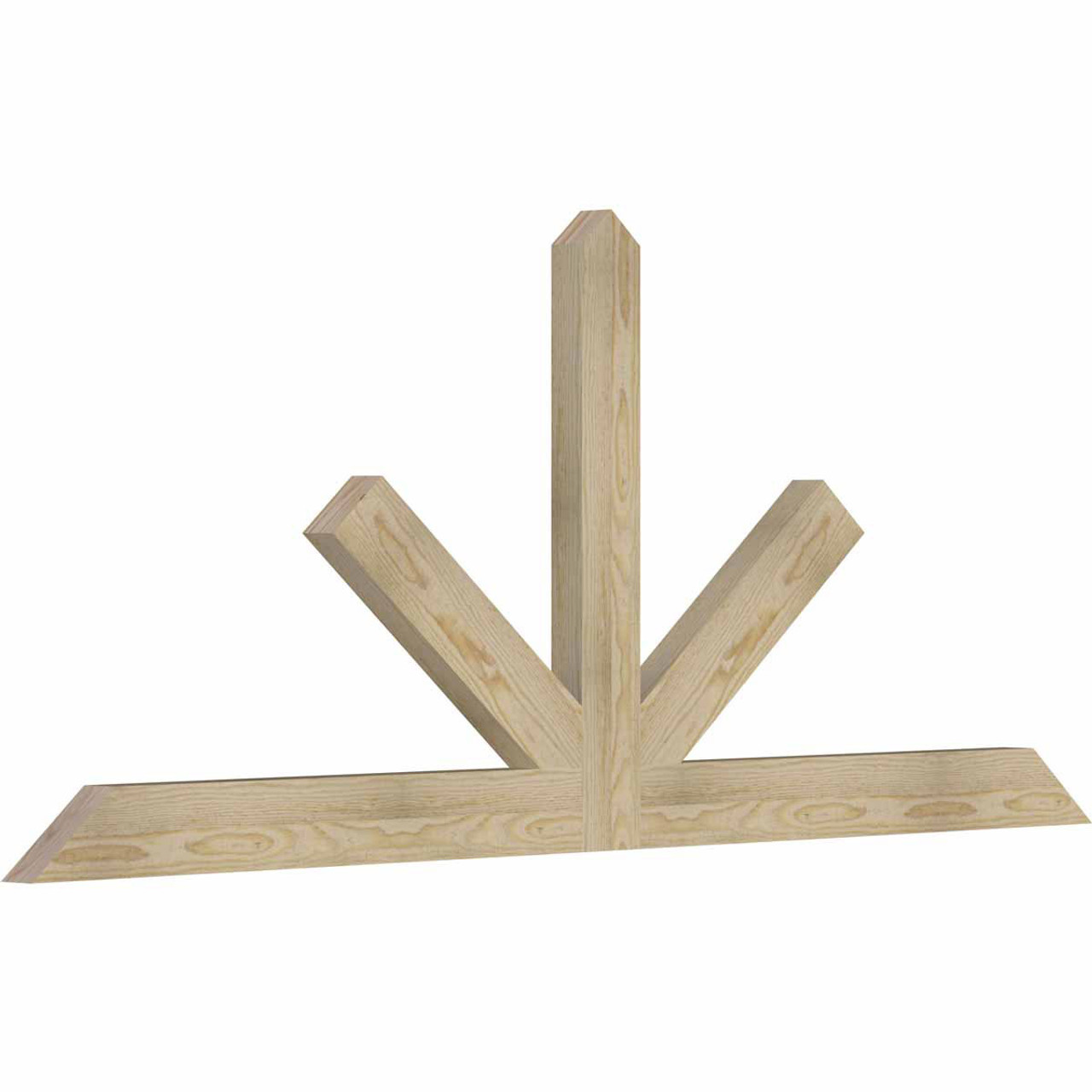 10/12 Pitch Saratoga Rough Sawn Timber Gable Bracket GBW072X30X0204SAR00RDF