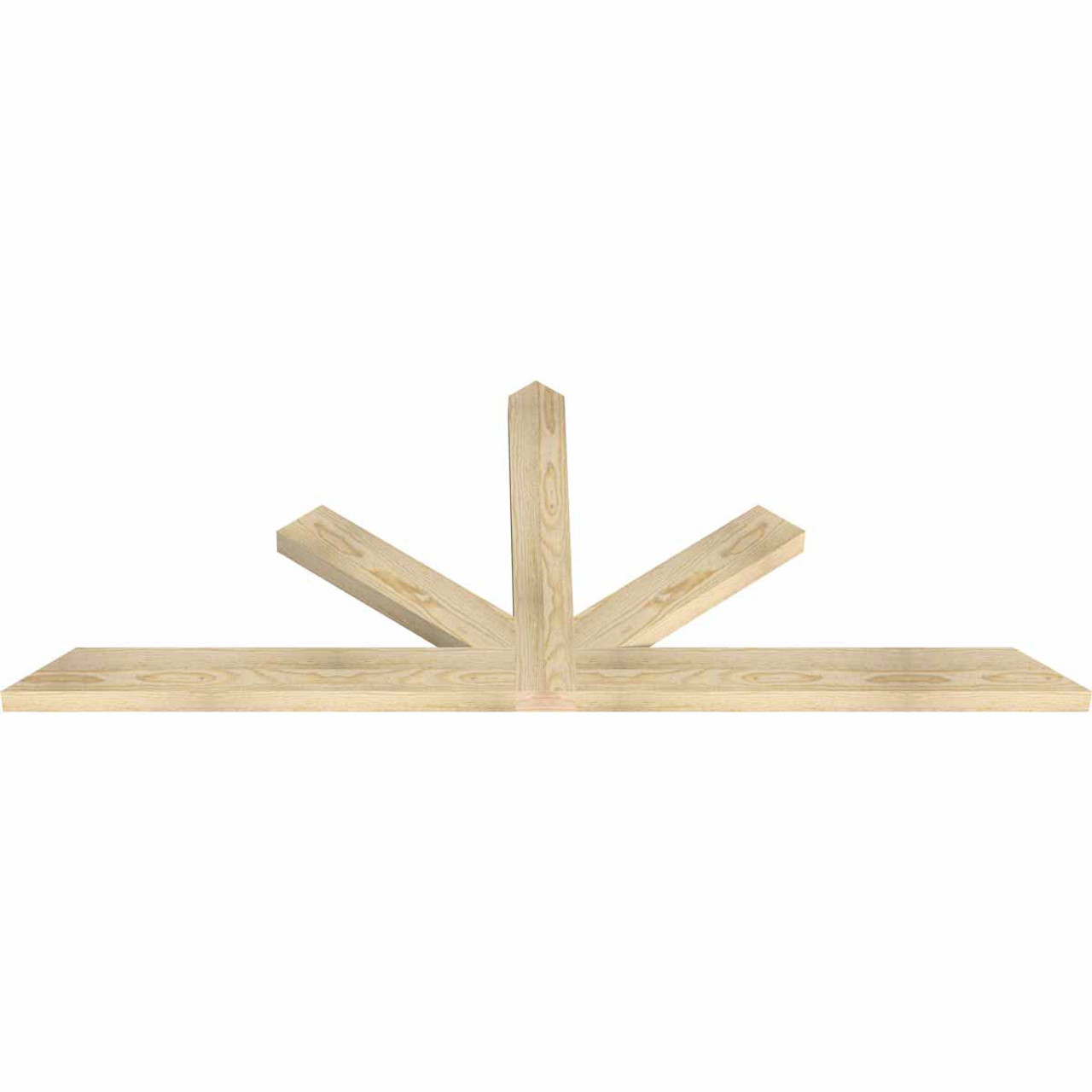 10/12 Pitch Saratoga Rough Sawn Timber Gable Bracket GBW072X30X0204SAR00RDF