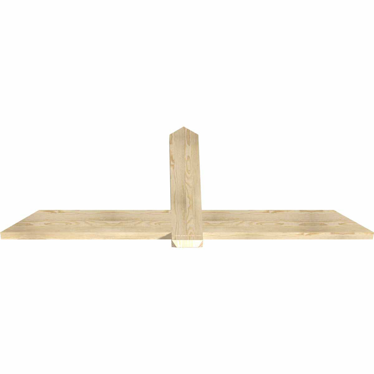 10/12 Pitch Eugene Rough Sawn Timber Gable Bracket GBW072X30X0206EUG00RDF