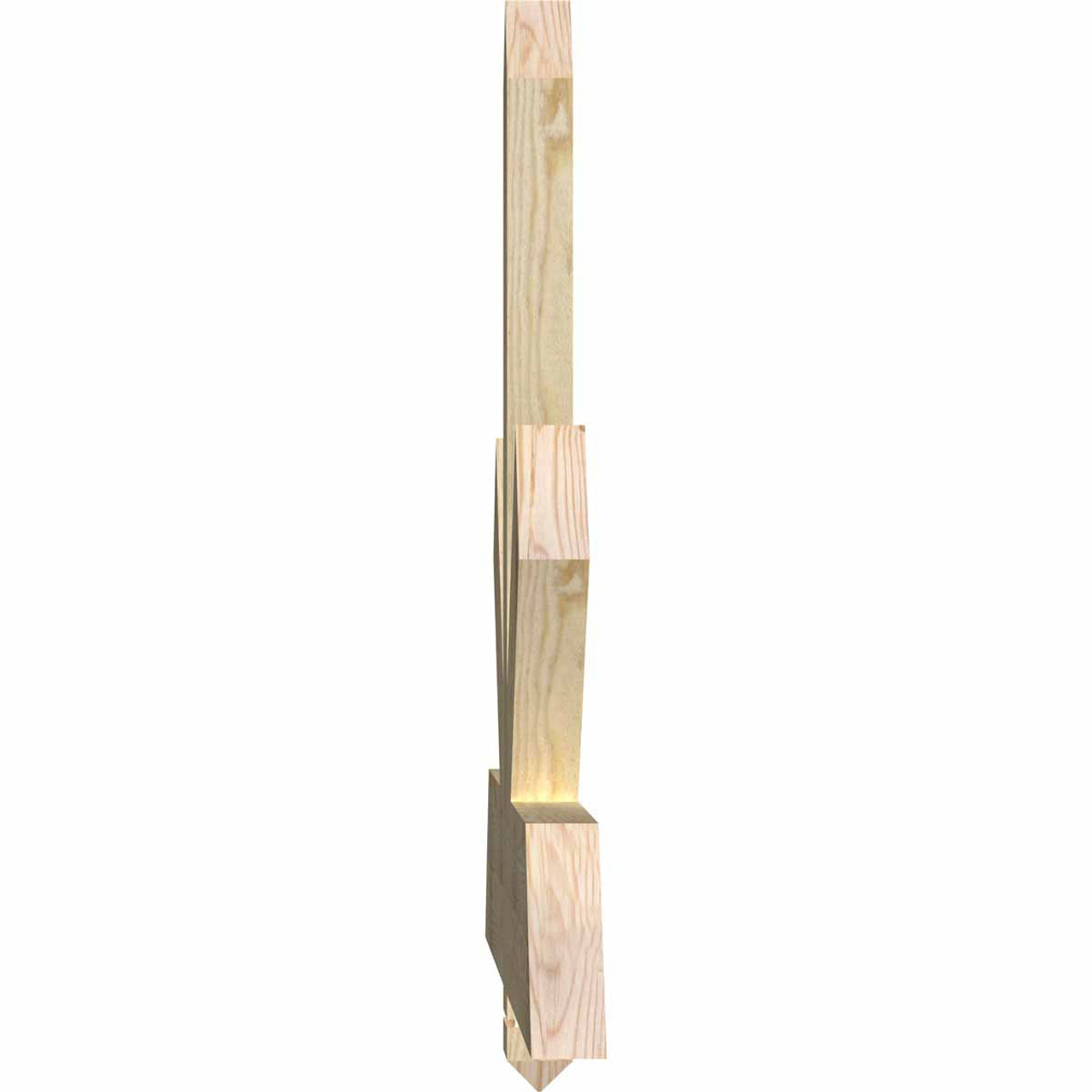 10/12 Pitch Kennewick Rough Sawn Timber Gable Bracket GBW072X30X0206KEN00RDF