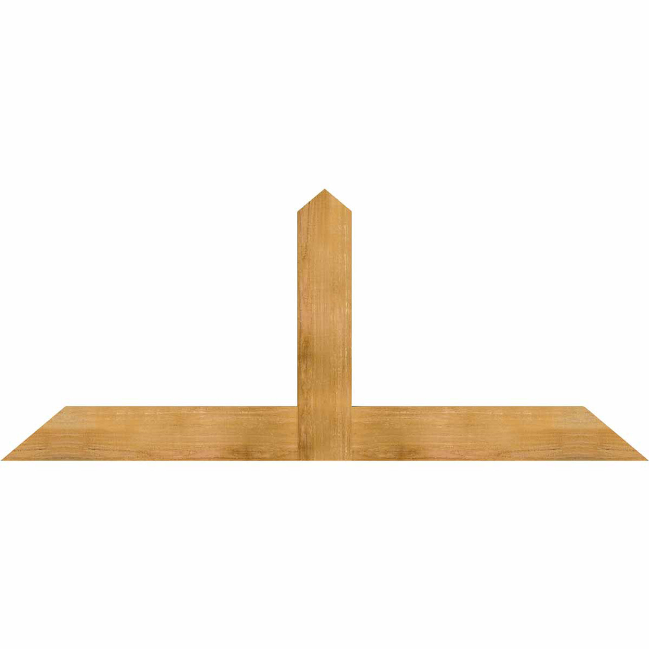 10/12 Pitch Portland Rough Sawn Timber Gable Bracket GBW072X30X0206POR00RWR