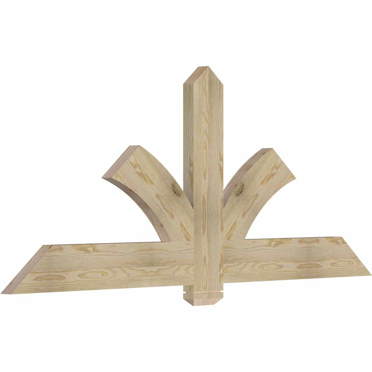 10/12 Pitch Redmond Rough Sawn Timber Gable Bracket GBW072X30X0206RED00RDF