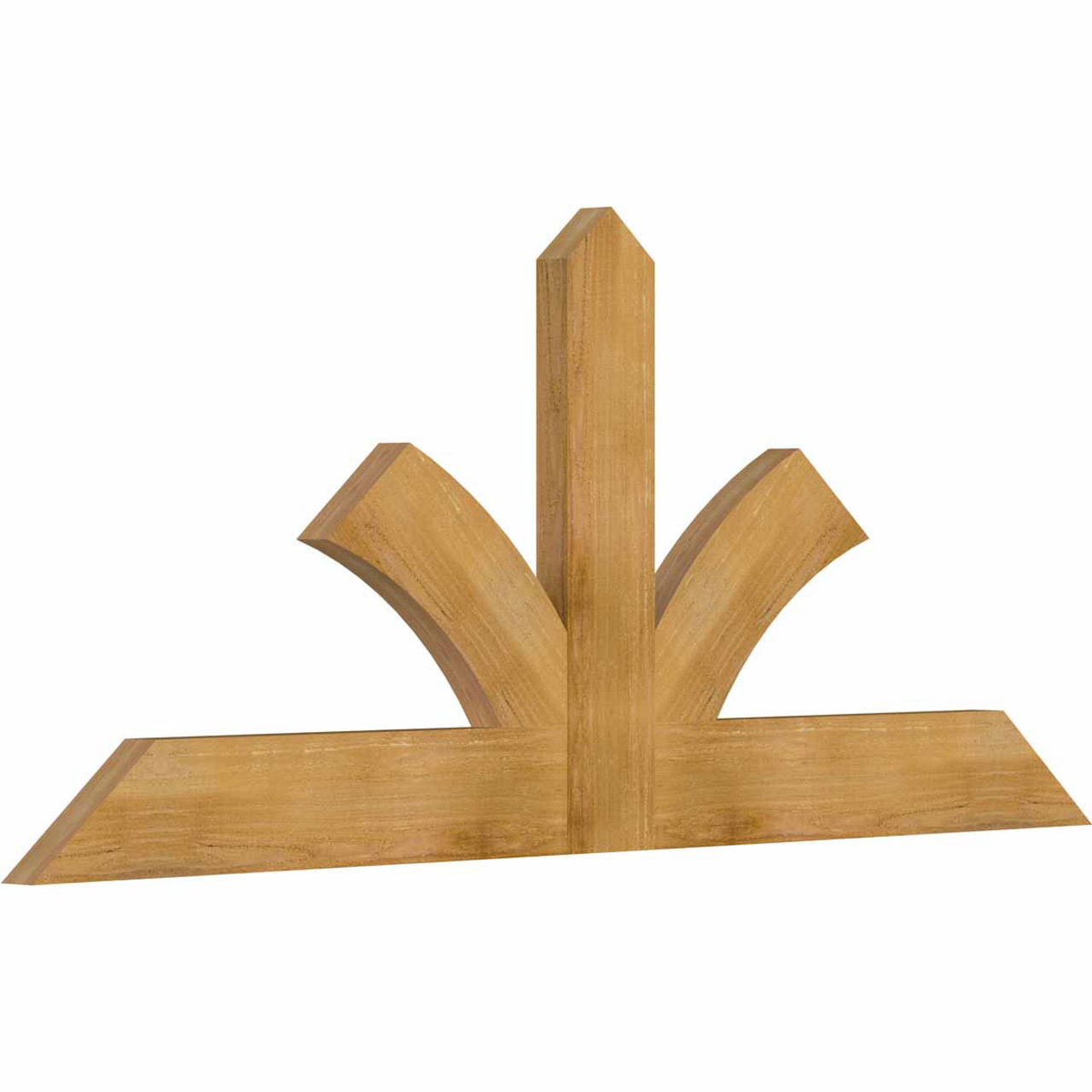 10/12 Pitch Richland Rough Sawn Timber Gable Bracket GBW072X30X0206RIC00RWR