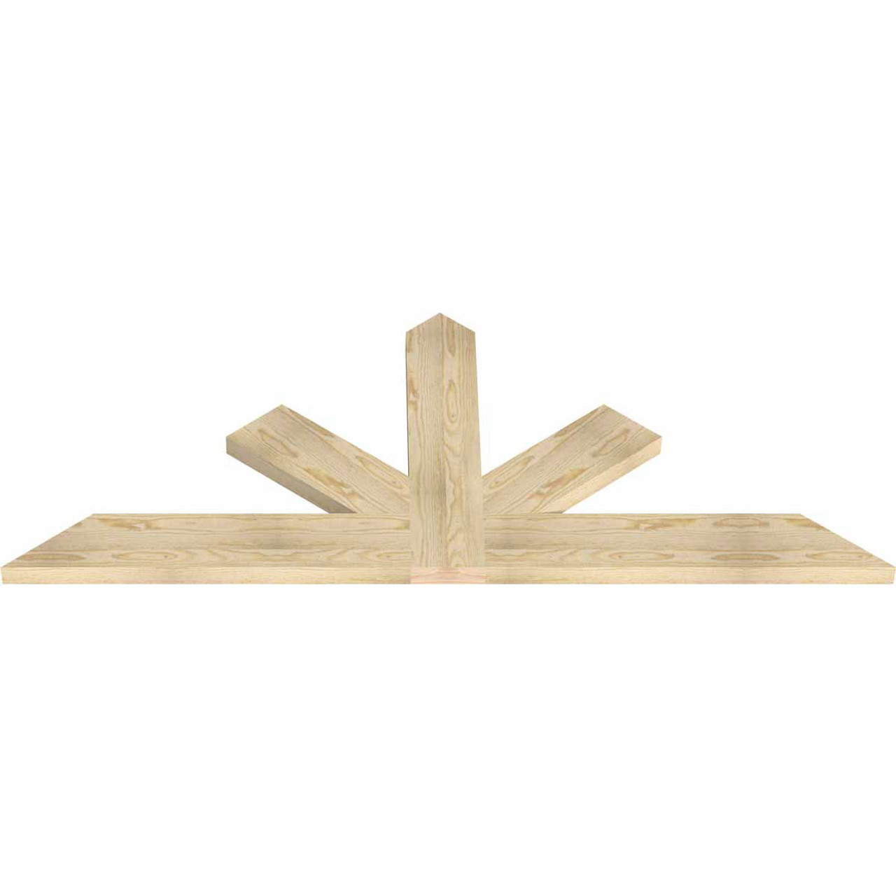 10/12 Pitch Saratoga Rough Sawn Timber Gable Bracket GBW072X30X0206SAR00RDF