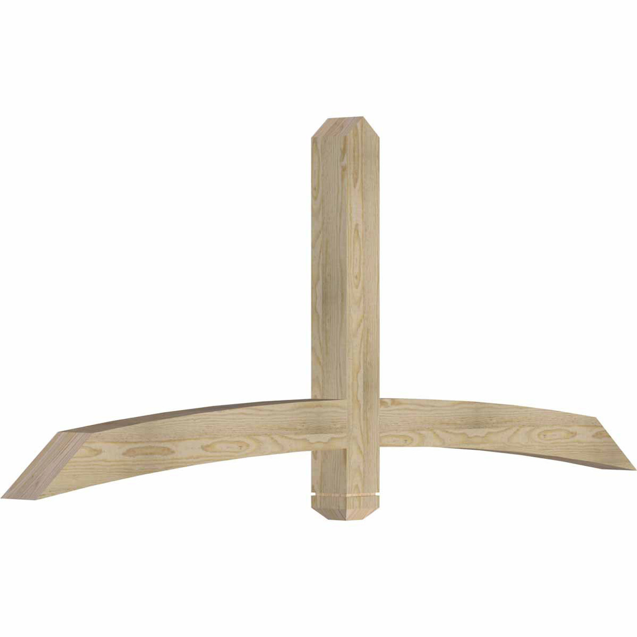 10/12 Pitch Bellingham Rough Sawn Timber Gable Bracket GBW072X30X0404BEL00RDF