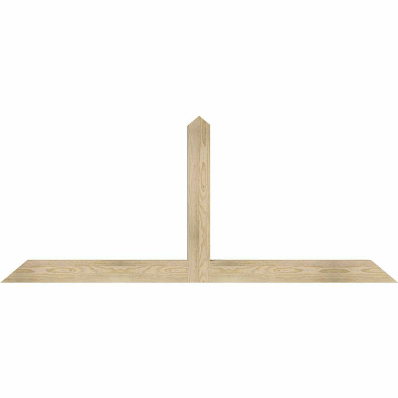 10/12 Pitch Portland Rough Sawn Timber Gable Bracket GBW072X30X0404POR00RDF