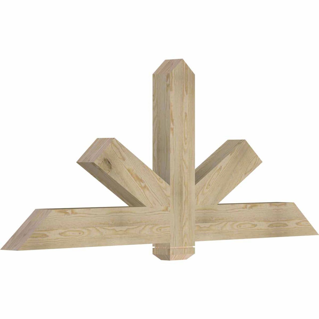 10/12 Pitch Kennewick Rough Sawn Timber Gable Bracket GBW072X30X0406KEN00RDF