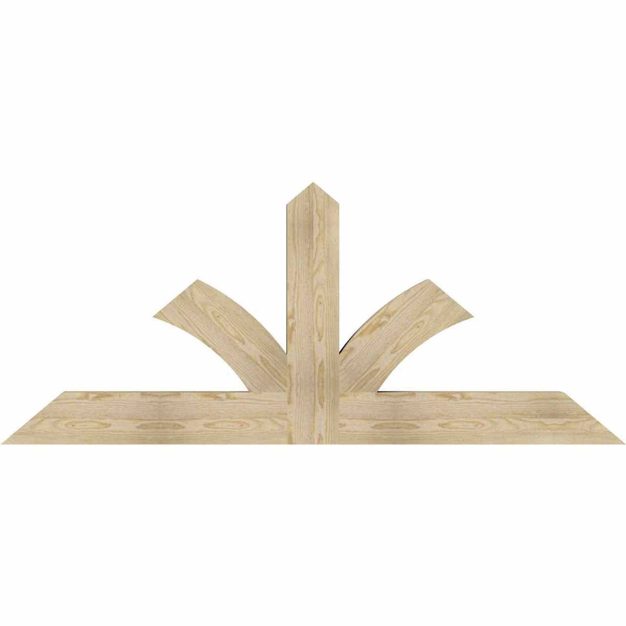 10/12 Pitch Richland Rough Sawn Timber Gable Bracket GBW072X30X0406RIC00RDF