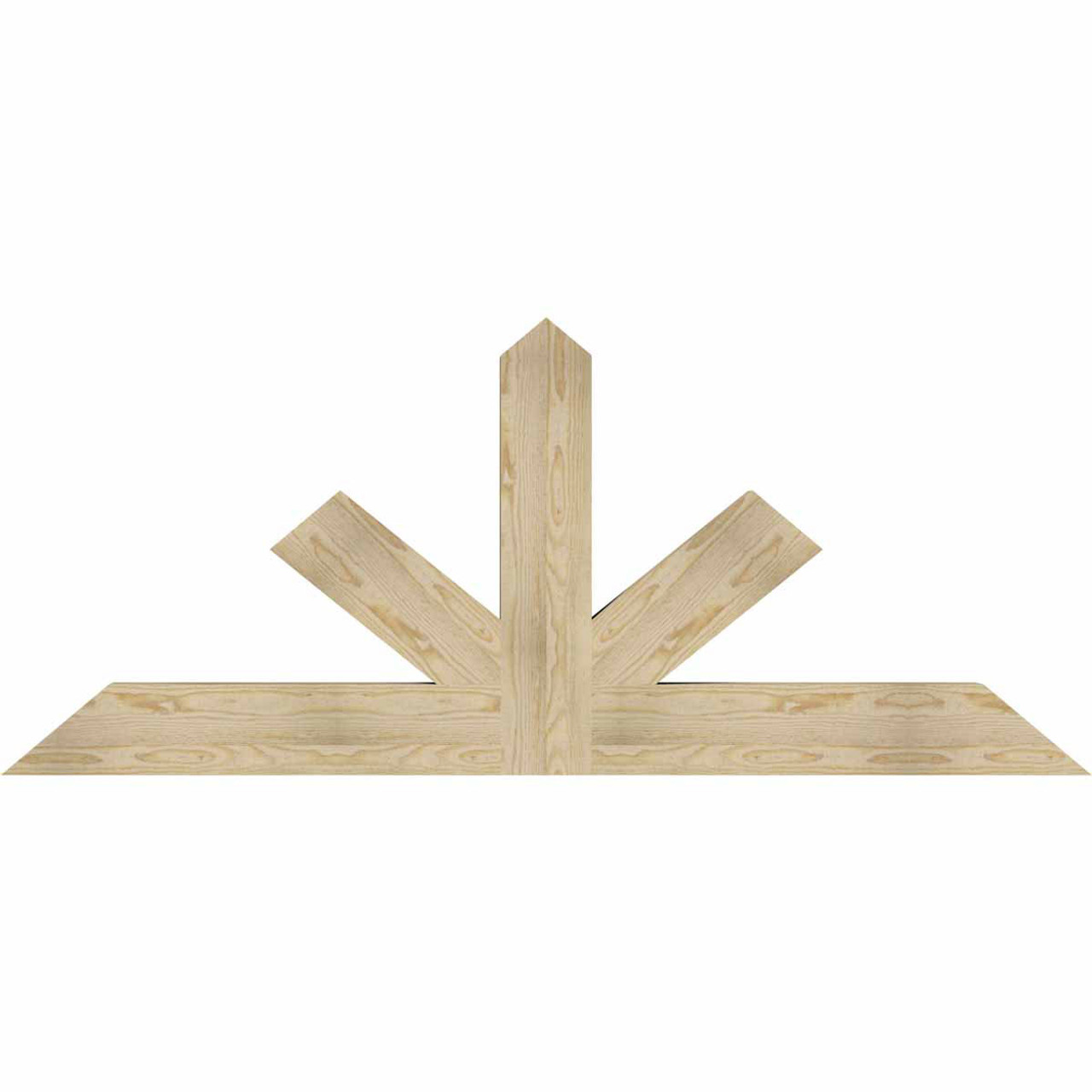 10/12 Pitch Saratoga Rough Sawn Timber Gable Bracket GBW072X30X0406SAR00RDF