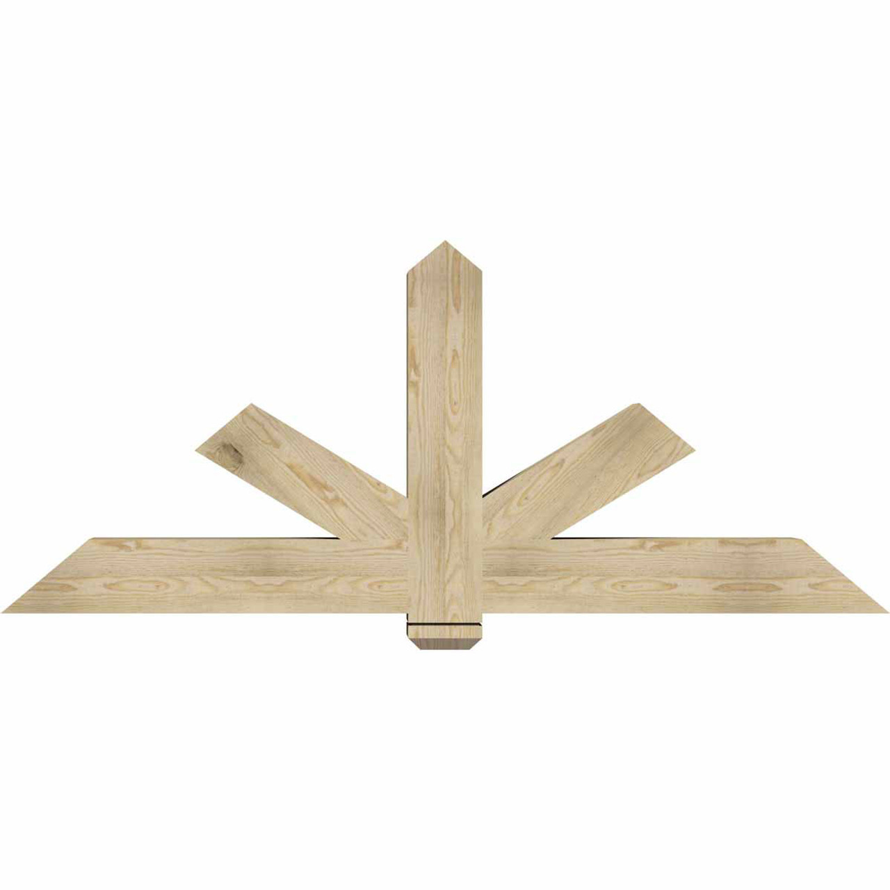 10/12 Pitch Kennewick Rough Sawn Timber Gable Bracket GBW072X30X0606KEN00RDF