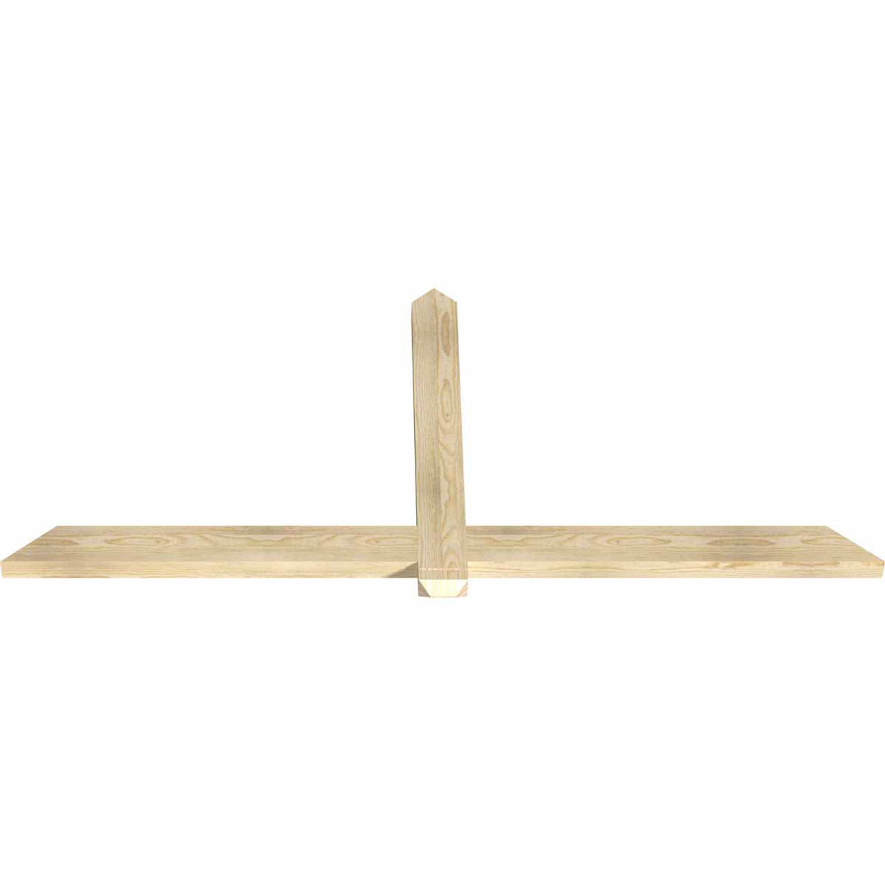 11/12 Pitch Eugene Rough Sawn Timber Gable Bracket GBW072X33X0204EUG00RDF