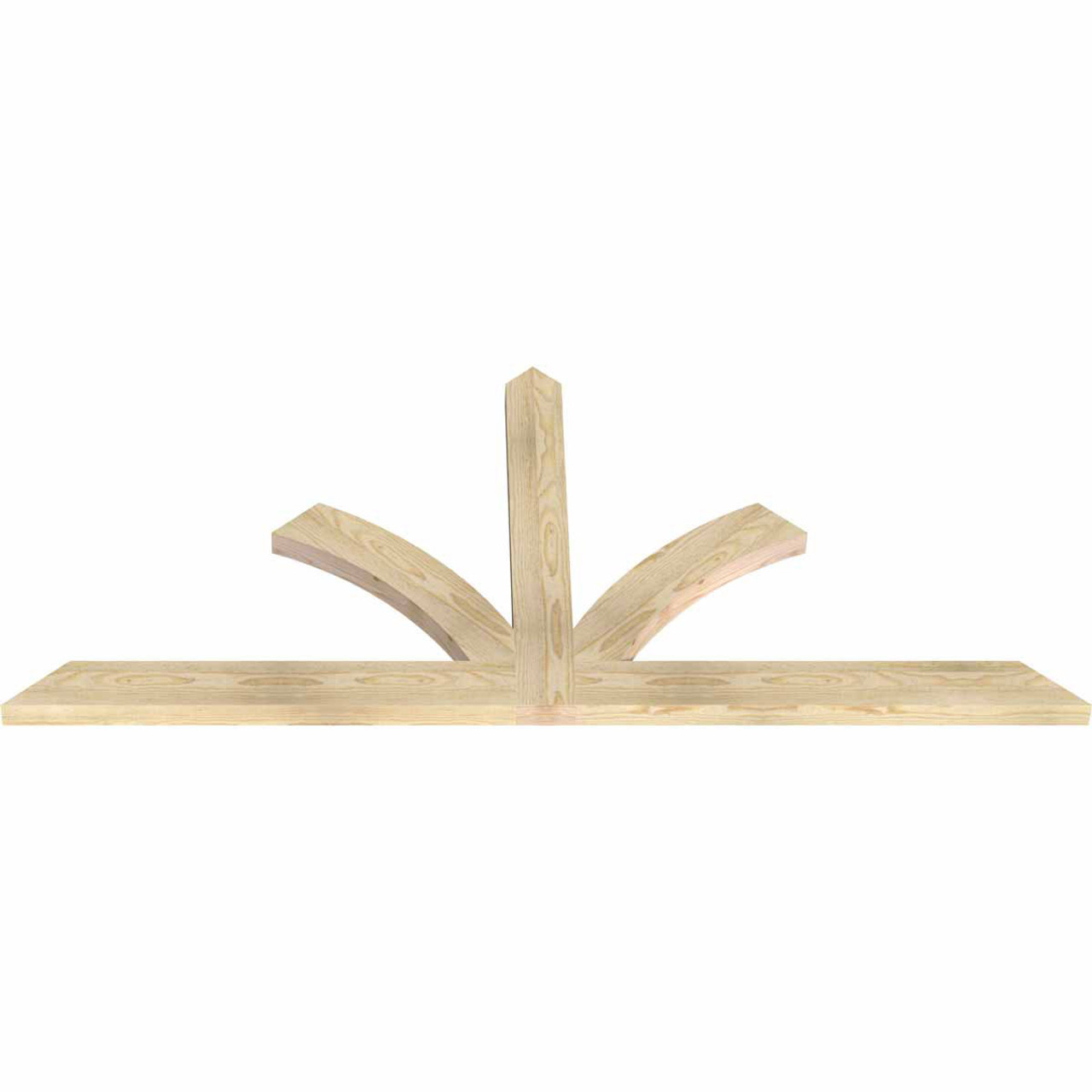 11/12 Pitch Richland Rough Sawn Timber Gable Bracket GBW072X33X0204RIC00RDF