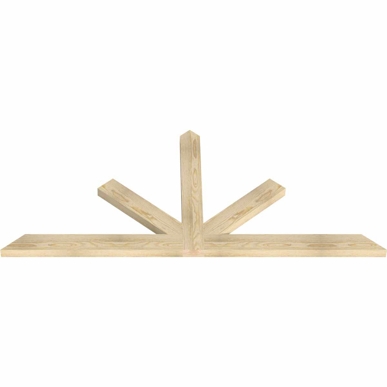 11/12 Pitch Saratoga Rough Sawn Timber Gable Bracket GBW072X33X0204SAR00RDF