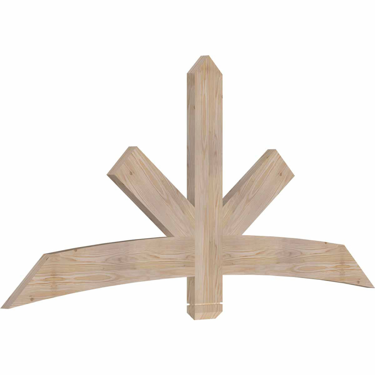 11/12 Pitch Alberta Smooth Timber Gable Bracket GBW072X33X0206ALB00SDF