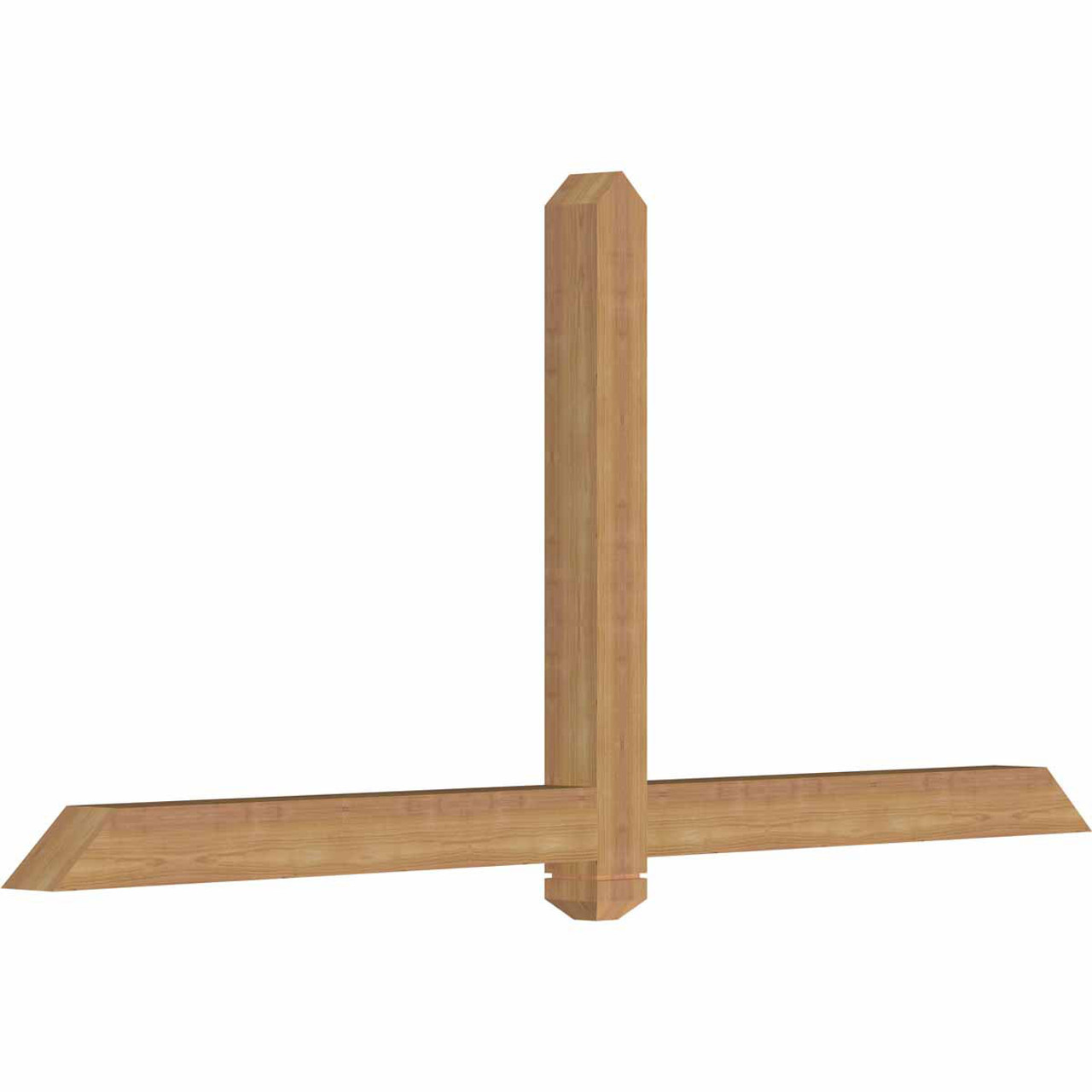 11/12 Pitch Eugene Smooth Timber Gable Bracket GBW072X33X0404EUG00SWR