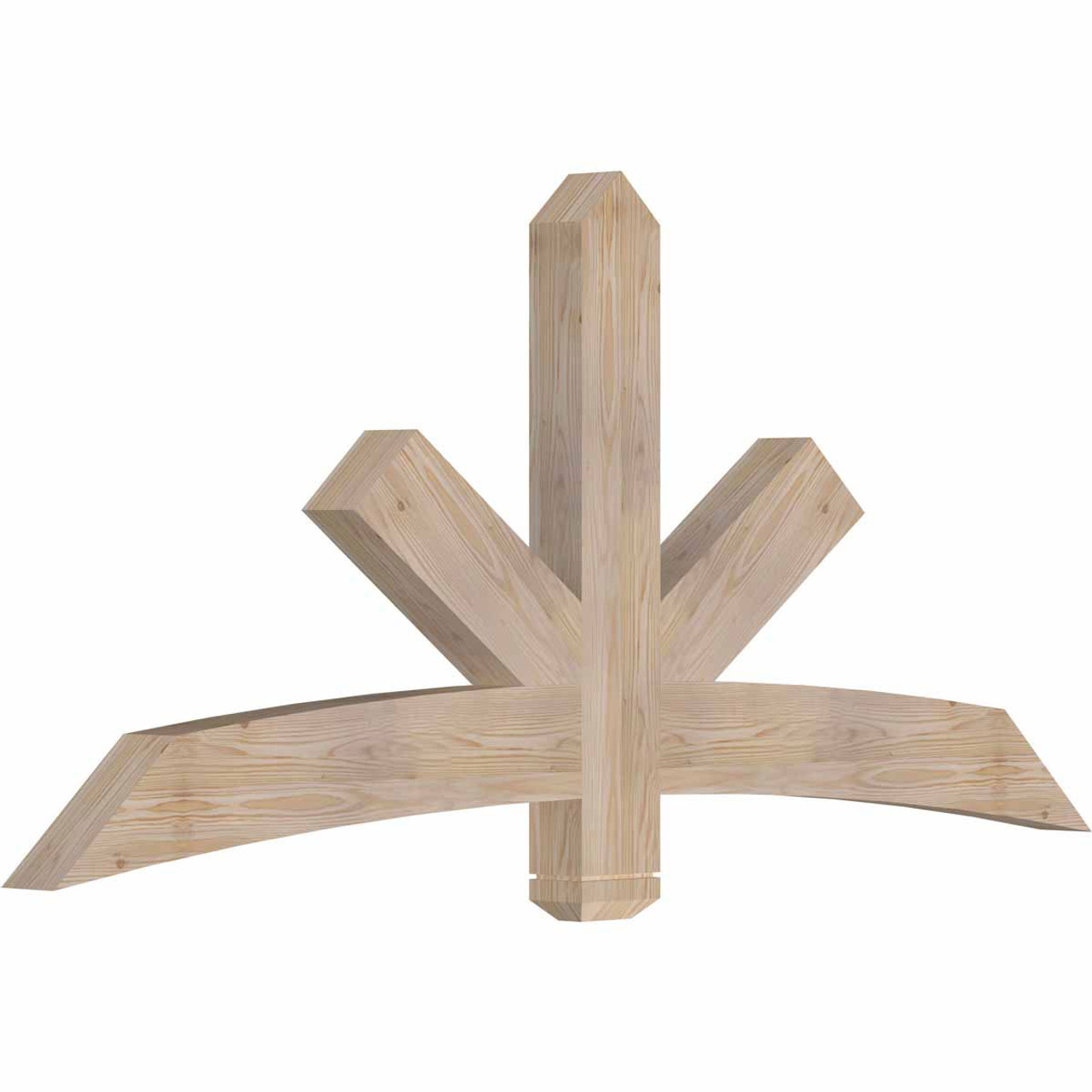 11/12 Pitch Alberta Smooth Timber Gable Bracket GBW072X33X0406ALB00SDF