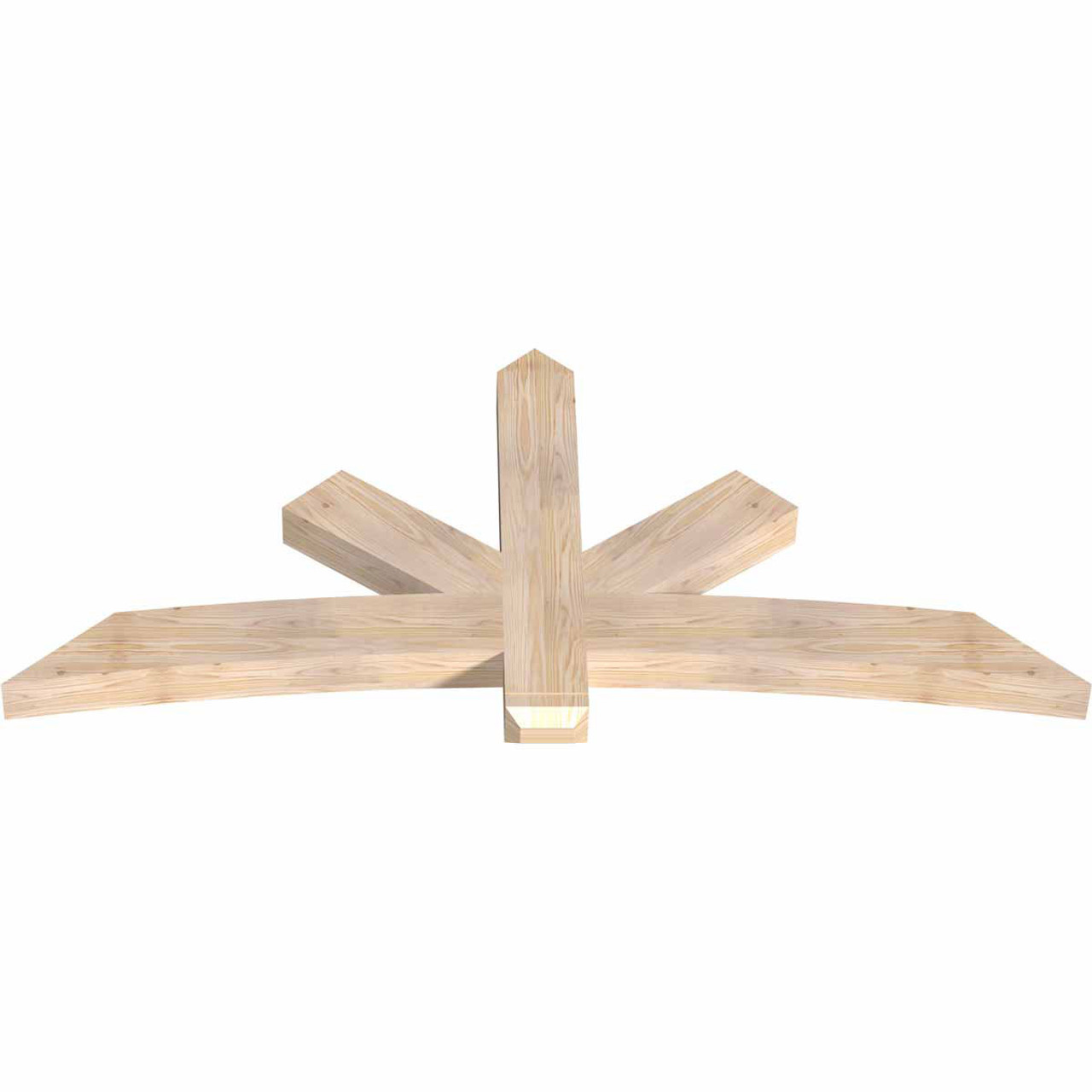 11/12 Pitch Alberta Smooth Timber Gable Bracket GBW072X33X0406ALB00SDF