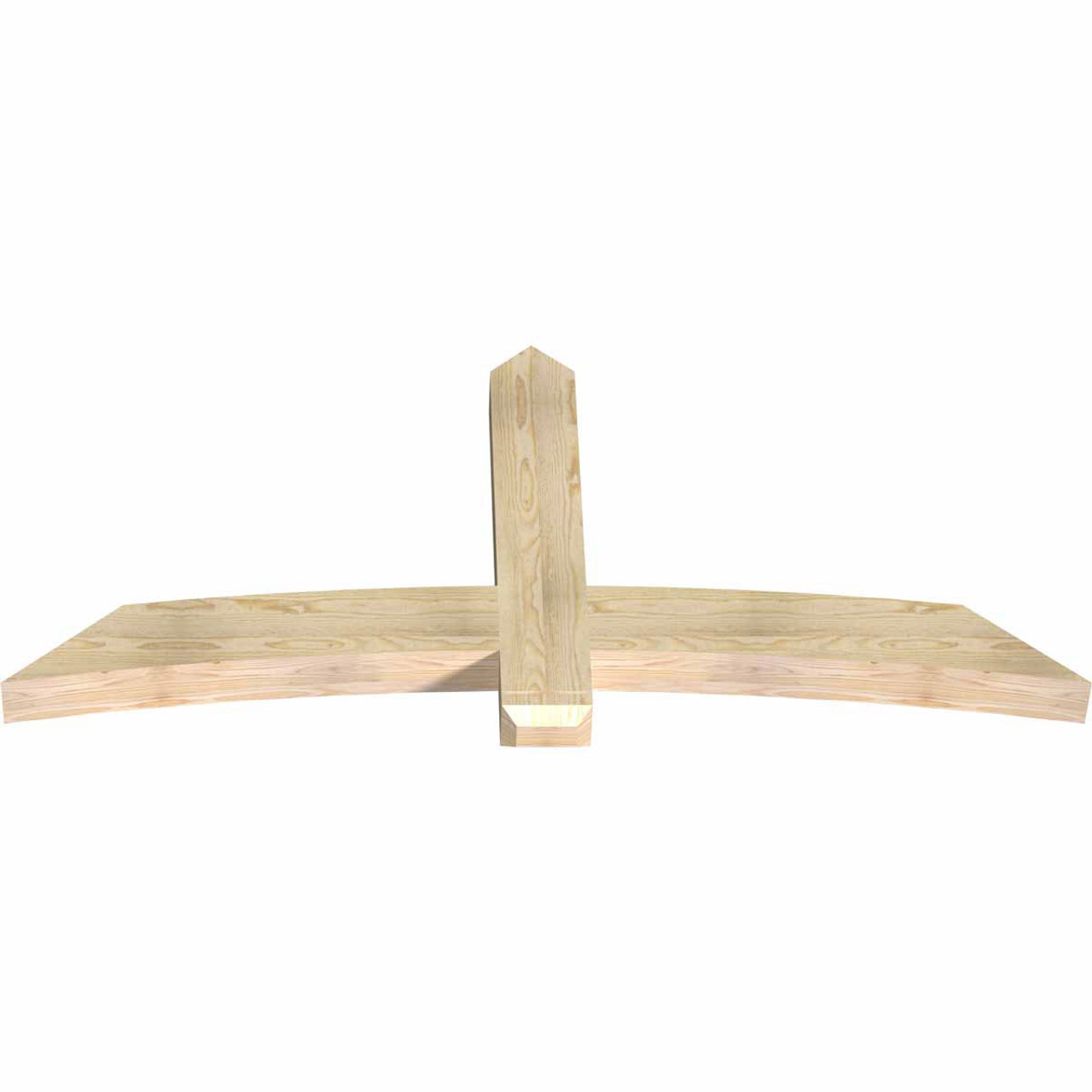 11/12 Pitch Bellingham Rough Sawn Timber Gable Bracket GBW072X33X0406BEL00RDF