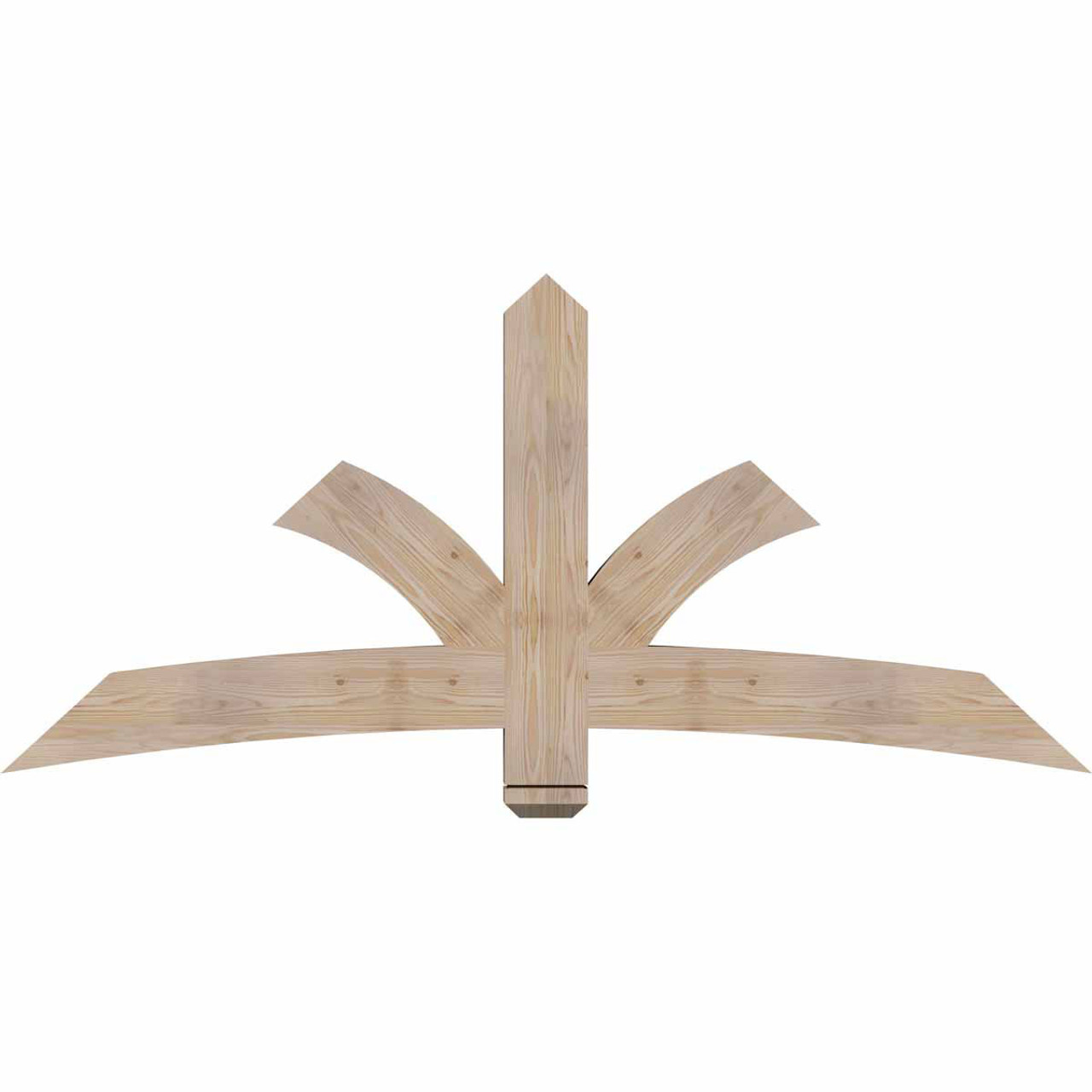 11/12 Pitch Davenport Smooth Timber Gable Bracket GBW072X33X0406DAV00SDF