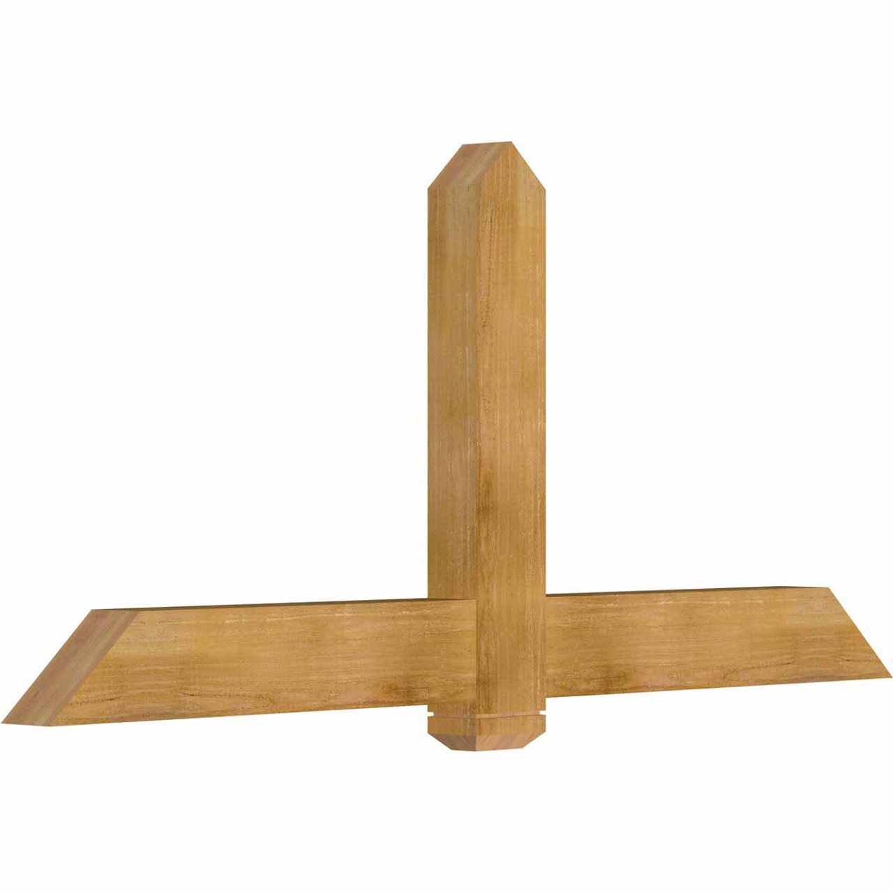 11/12 Pitch Eugene Rough Sawn Timber Gable Bracket GBW072X33X0406EUG00RWR