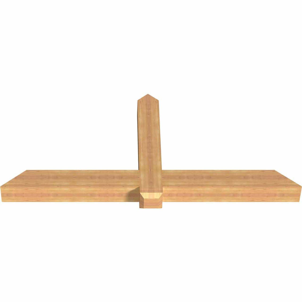 11/12 Pitch Eugene Smooth Timber Gable Bracket GBW072X33X0606EUG00SWR