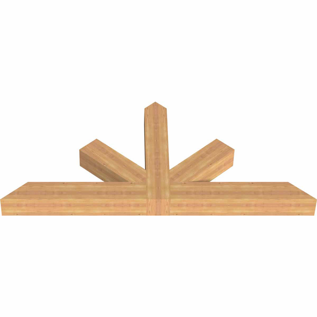 11/12 Pitch Saratoga Smooth Timber Gable Bracket GBW072X33X0606SAR00SWR