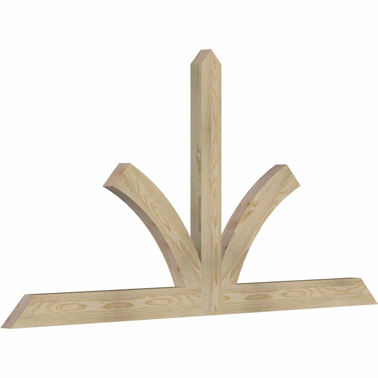 12/12 Pitch Richland Rough Sawn Timber Gable Bracket GBW072X36X0204RIC00RDF