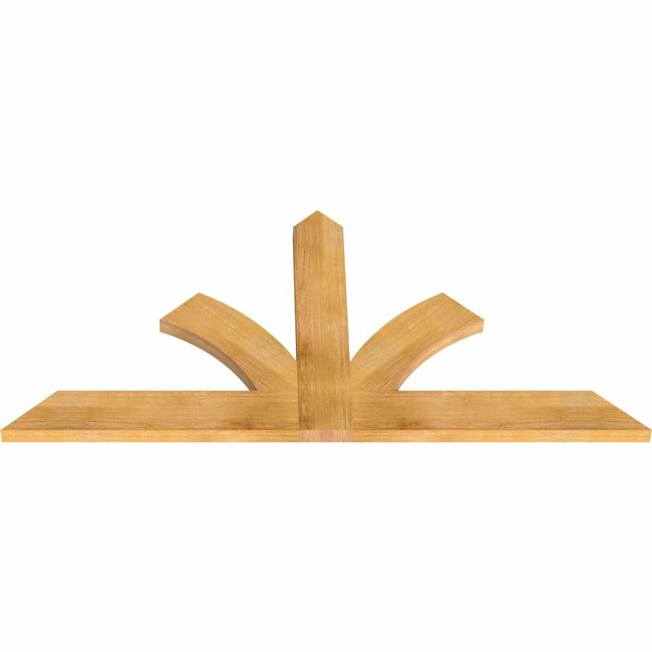 12/12 Pitch Richland Rough Sawn Timber Gable Bracket GBW072X36X0206RIC00RWR