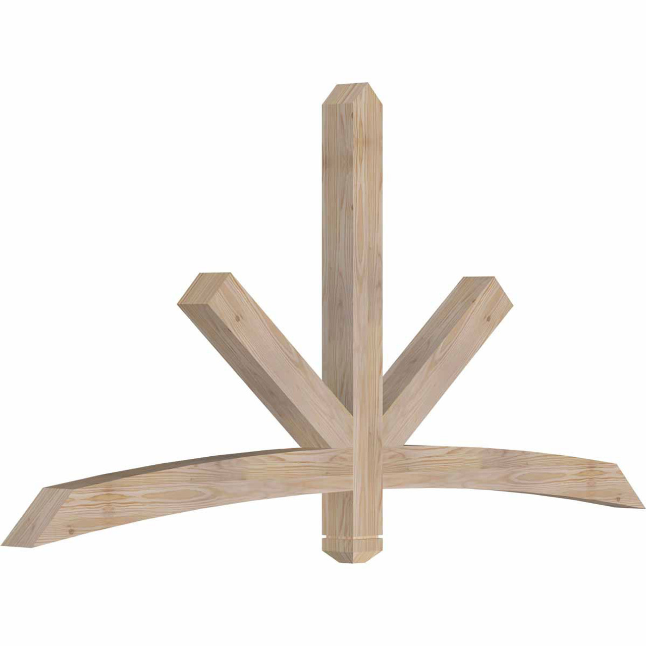 12/12 Pitch Alberta Smooth Timber Gable Bracket GBW072X36X0404ALB00SDF