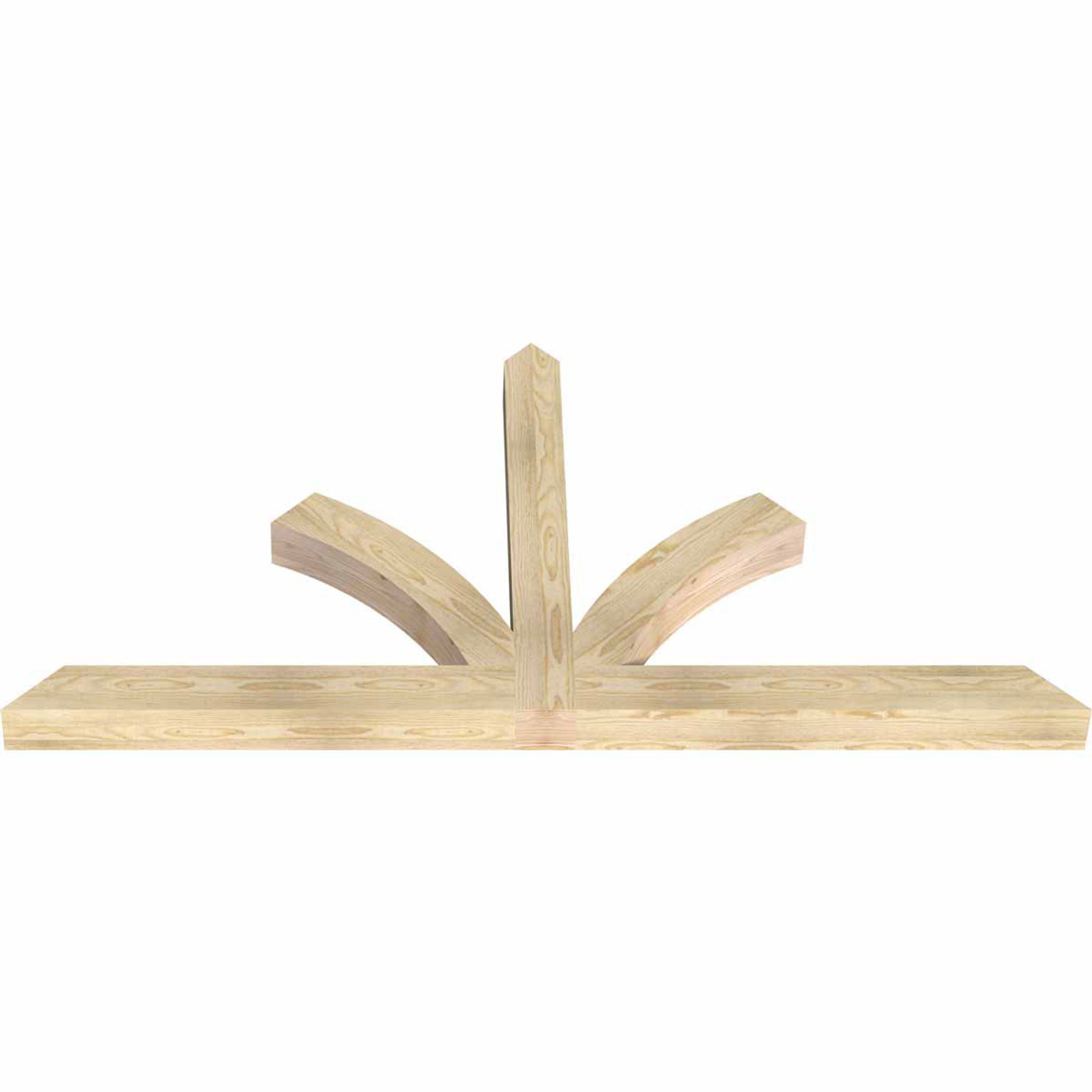 12/12 Pitch Richland Rough Sawn Timber Gable Bracket GBW072X36X0404RIC00RDF