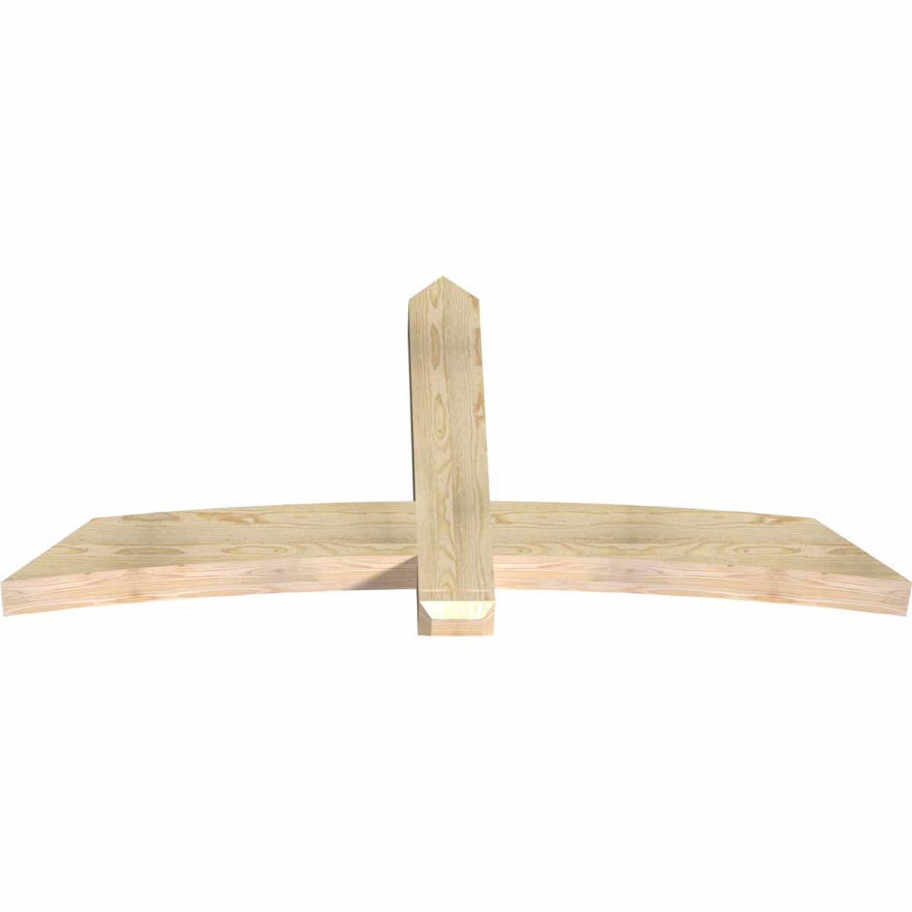 12/12 Pitch Bellingham Rough Sawn Timber Gable Bracket GBW072X36X0406BEL00RDF