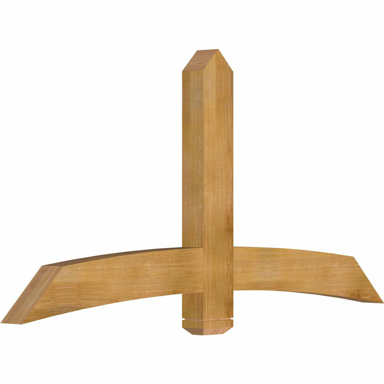 12/12 Pitch Bellingham Rough Sawn Timber Gable Bracket GBW072X36X0406BEL00RWR