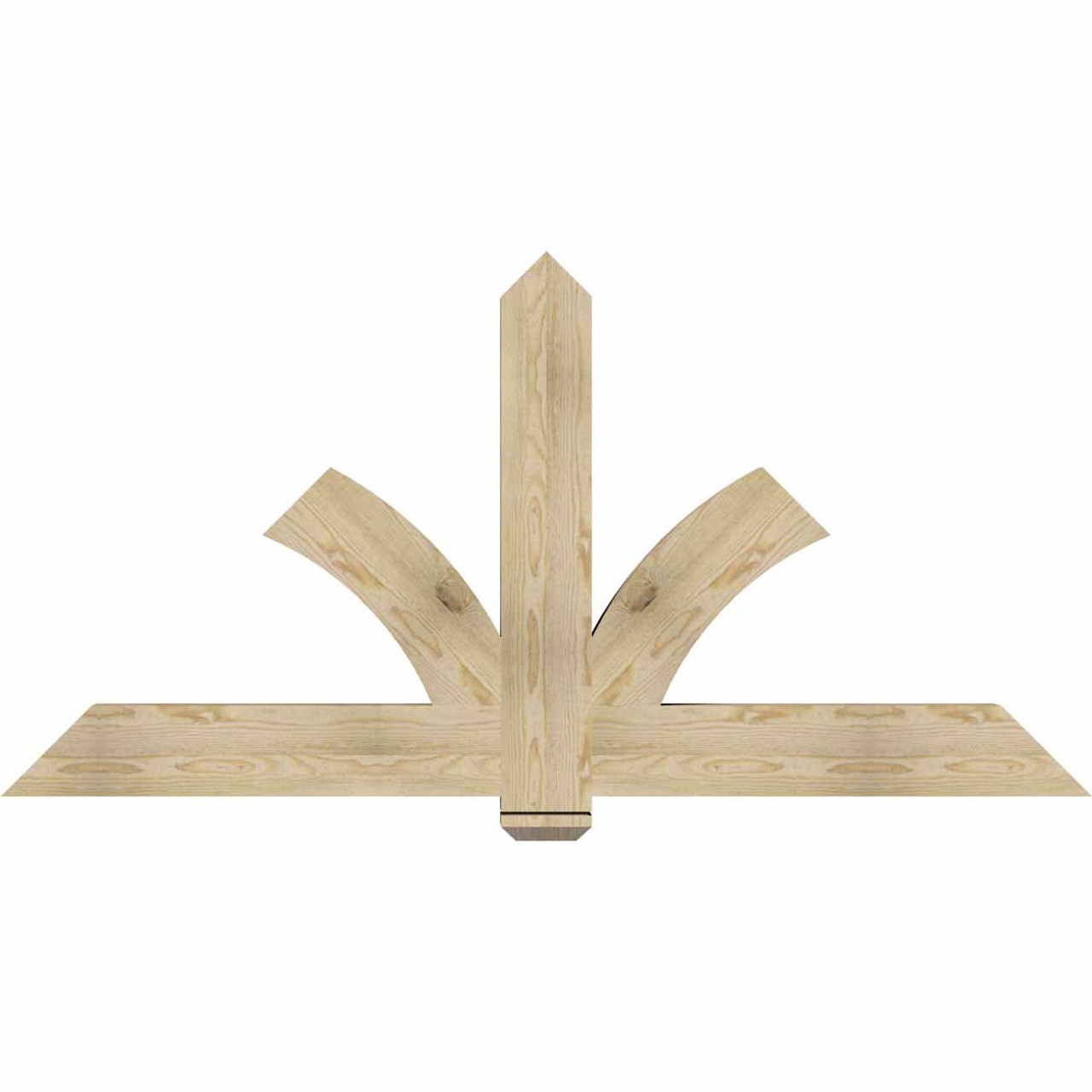 12/12 Pitch Redmond Rough Sawn Timber Gable Bracket GBW072X36X0406RED00RDF