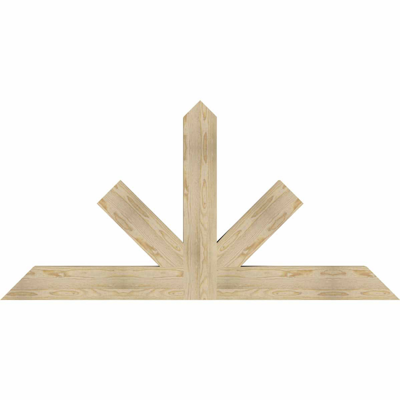 12/12 Pitch Saratoga Rough Sawn Timber Gable Bracket GBW072X36X0406SAR00RDF